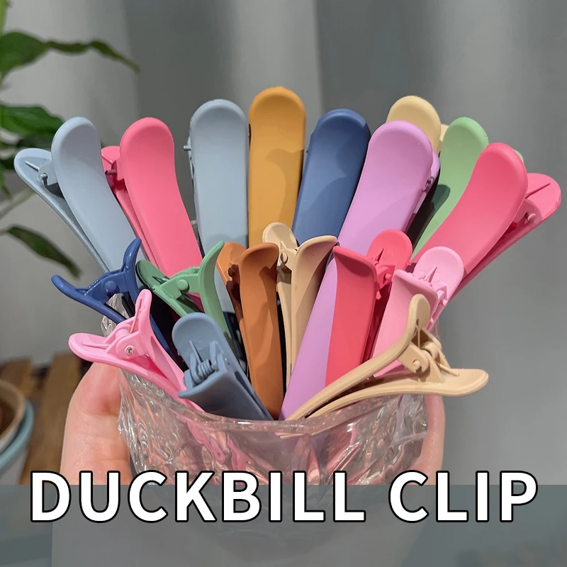 4 pçs profissional cabeleireiro salão de beleza hairpins doces cores plástico diy grampo de cabelo cuidados com o cabelo clipe ferramentas estilo