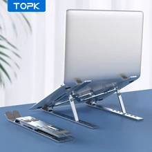 TOPK L40 Laptop Stand for MacBook Air Pro Adjustable Portable Laptop Holder Bracket Foldable Aluminium Alloy for PC Notebook