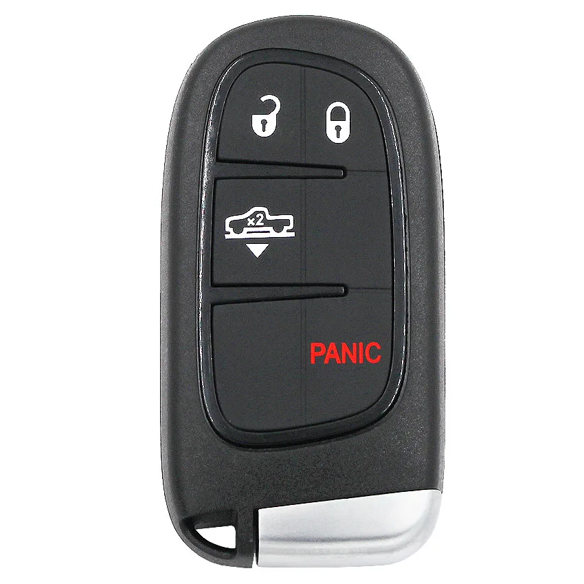 4/3+ 1 кнопка умный дистанционный брелок для Jeep Cherokee ram 433MHz 7953M 4A чип FCC: GQ4-54T