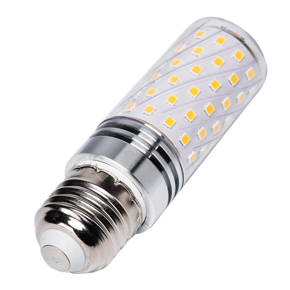 3 Pcs Aluminum Energy Saving Led Corn Light Non Flickering Decorative Durable Shopping Mall High Voltage Office E27 Screw Type