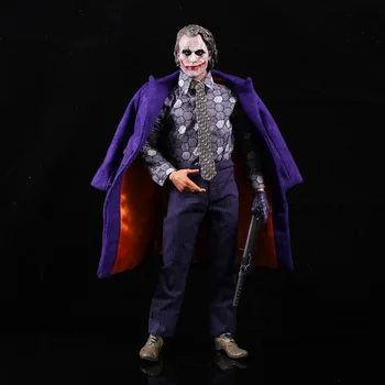 

1/6 Scale Commoner Clown Heath Ledger Full Set Clothing Body W Scene accessories 12" Action Doll Suit Toys model decoration Gift