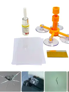 Инструмент для ремонта треснувшего лобового стекла автомобиля, набор для ремонта экрана телефона, стекла, отверждаемый клей, восстановлени...