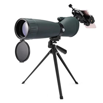 

25-75X75 Telescope Lens HD Zoom Smartphone Monocular Spotting Scope Waterproof Birdwatch Hunting With Tripod&Phone Adapter