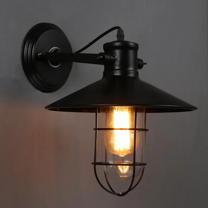 

Loft Village Industrial-Style Vintage American-Style Bedside Stairs Hallway Bar Counter Balcony Iron Art Warehouse Birdcage Wall