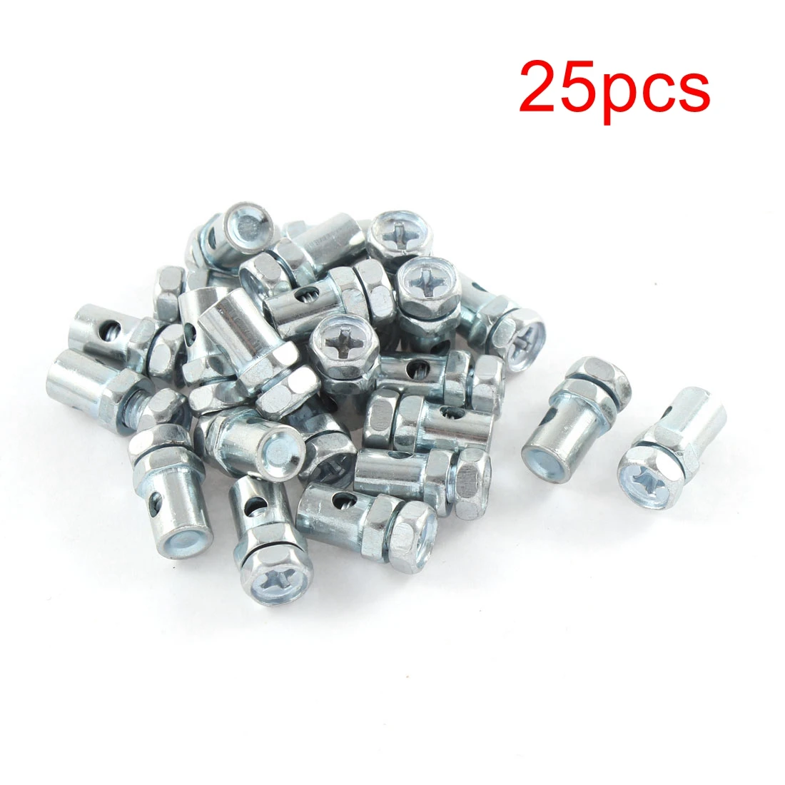 Sourcingmap 50Pcs 5mm Thread Dia Brake Cable Wire Solderless Nipple Screw for Motorcycle 