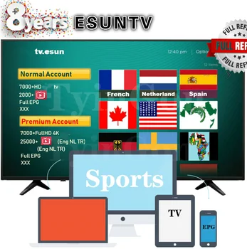 

Normal/Premium Account French Netherland iptv Dutch Germany Spain Africa Subscription m3u