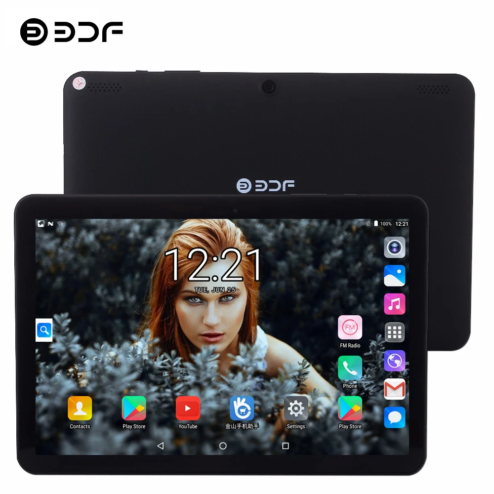 

BDF 10.1 Inch Tablet Quad Core Android 7.0 Tablet Pc 1280*800 IPS 1GB/32GB Tab Dual Camera Mini Pad WiFi Tablet Tablets Android