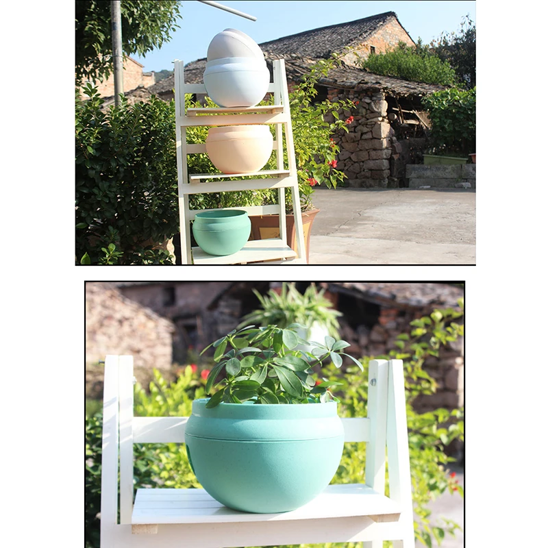 Self Watering Hanging Basket Flower Pot Garden House Plant Planters Decoration