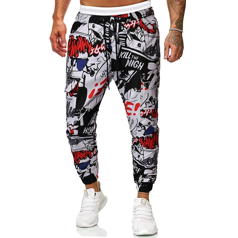 

New Men Joggers Casual Pants Fitness Camouflage Sportswear Tracksuit Hip Hop Sweatpants Cotton Blended Elastic Comfortable Gyms