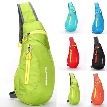 

Men Nylon Crossbody Shoulder Bag Chest Cycle Sling Pack Daily Travel Backpack A+