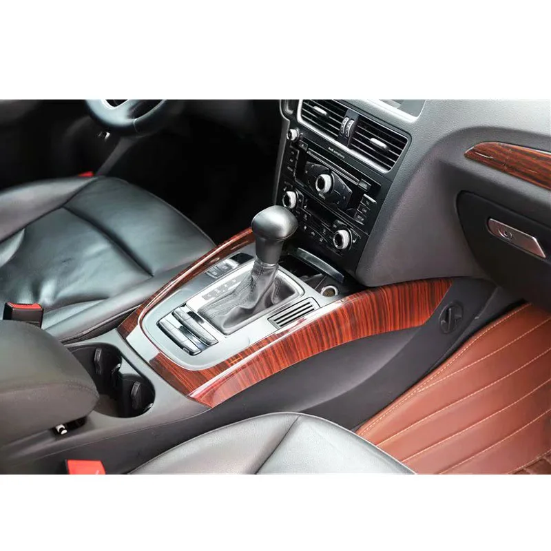 CDCOTN аксессуары для салона автомобиля Наклейка покрытие из углеродного волокна украшение для Audi Q5 10-18 интерьерные молдинги наклейка s Авто продукт