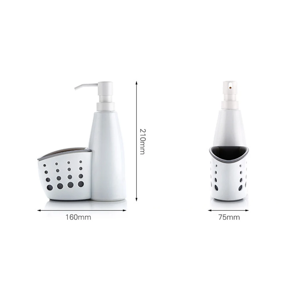 Soap Dispenser Set New Multifunction Kitchen Bathroom Liquid Detergent Storage Box Rack Cleaning Sponge Drainboard Soap Holder Soap Dispenser Set New Multifunction Kitchen Bathroom Liquid Detergent Storage Box Rack Cleaning Sponge Drainboard Soap Holder