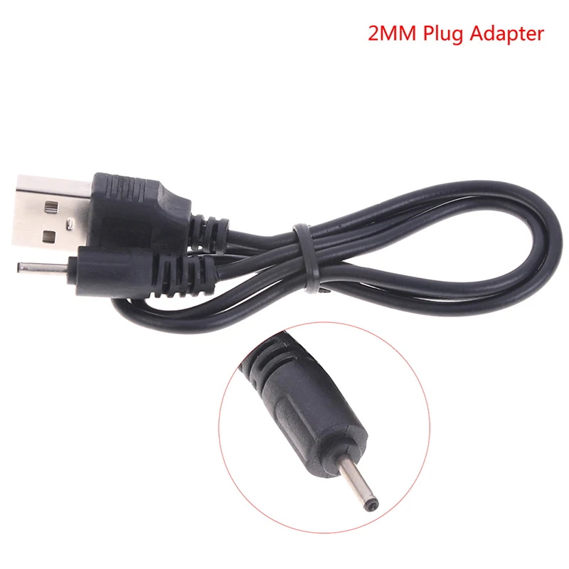 1pc Outer Diameter 2.0mm Plug Adapter USB Charger Cable Cord For Nokia