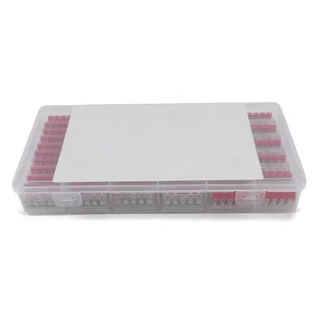 

12-24AWG Compact Connectors Copper nickel Replacement Accessories 60Pcs Red