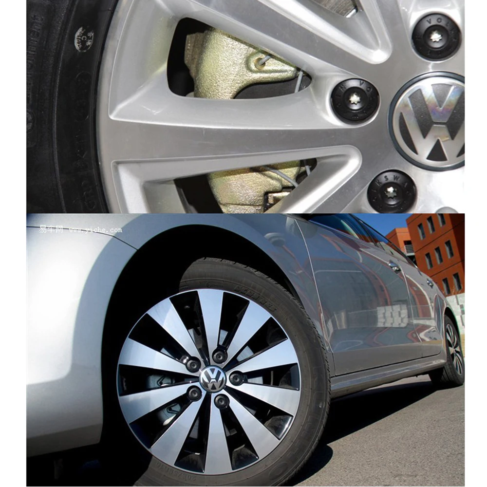 Спецвставка колпачки для автомобильных гаек 20 шт. болт диски для Volkswagen Bora Sagitar MAGOTAN Passat 17 мм Авто винт ступицы крышка