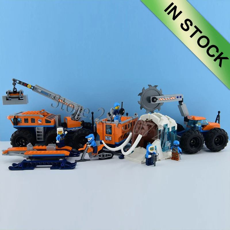 

In Stock 10997 Mobile Exploration Base 796 PCS Building Kits Blocks Bricks Compatible With 60195 02108 60034 60035 60064 60036