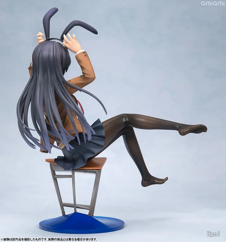 GZTZMY Rascal Does Not Dream of Senpai Sakurajima Mai PVC Action Figure Anime Sexy Girl Figure Model Toys Bunny Girl
