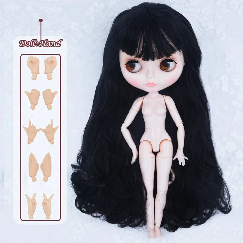 Neo Blyth кукла NBL Заказная блестящее лицо, 1/6 BJD шарнирная кукла Ob24 кукла Blyth для девочки, игрушки для детей YM02 - Цвет: HYM07