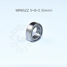 MR85ZZ 5*8*2,5(мм) 10 шт. подшипник ABEC-5 металлический герметичный Миниатюрный Мини-подшипник MR85 MR85ZZ хромированный стальной подшипник