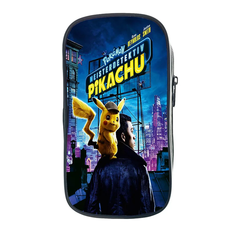 Милый пенал для карандашей Pokemon Detective Pikachu, детский пенал для карандашей, модные новые высококачественные Канцтовары, сумка для ежедневных ручек для детей