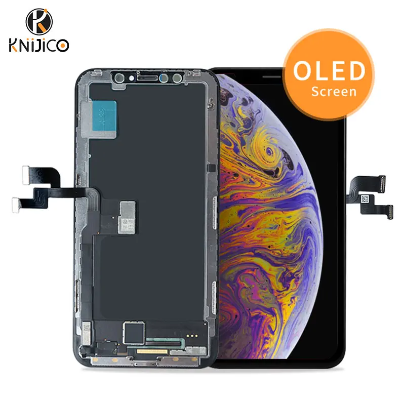 Для iphone X мягкий OLED ЖК-дисплей с чувствительным 3D сенсорным экраном для iphone x ips ЖК-панель Замена стоимость