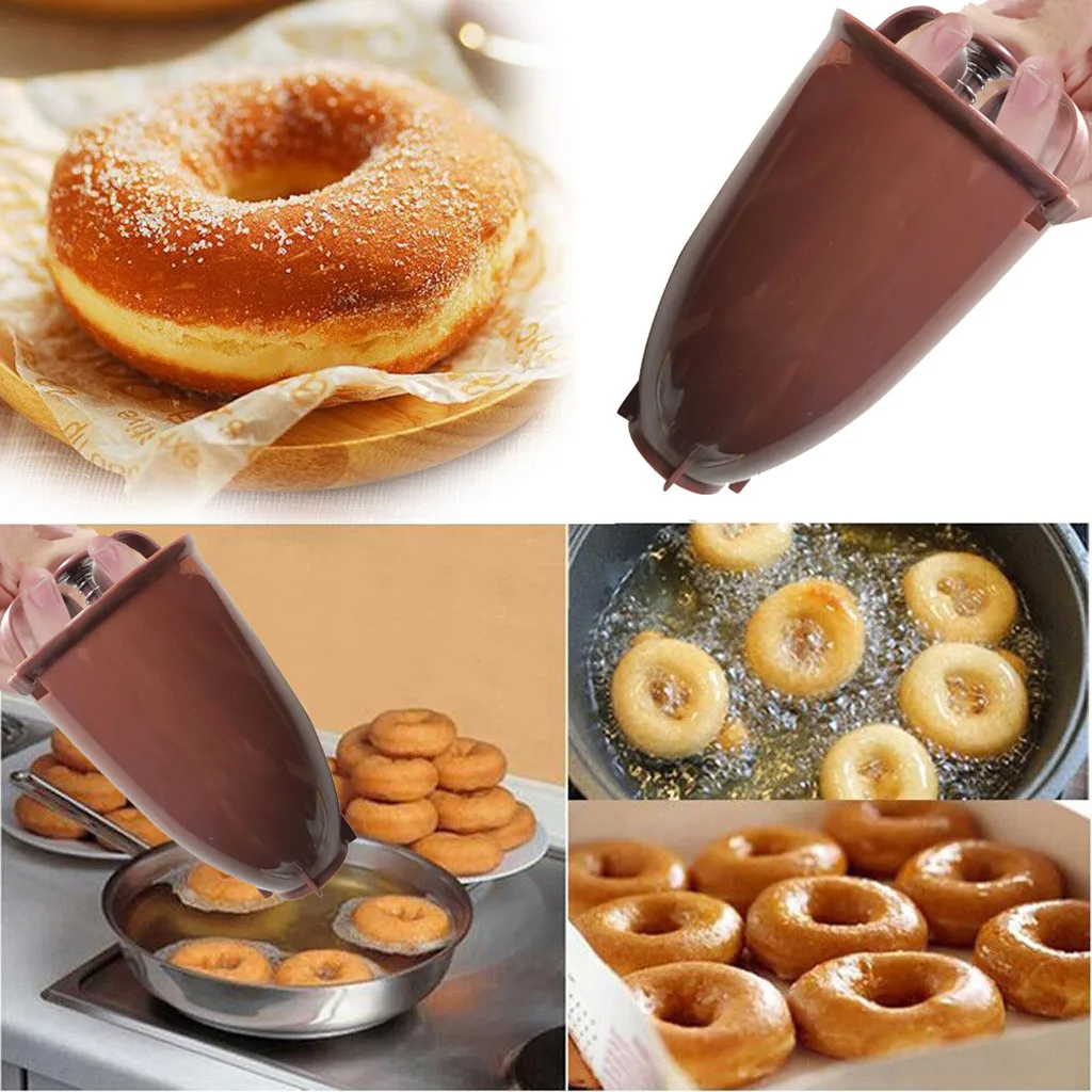 

Cake Decorating Tools Plastic Donut Making Machine Mold DIY Tool Kitchen Pastry Making Bake Ware Forma De Bolo