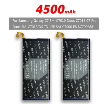 

Free Tool 4500mAh Phone Battery for Samsung Galaxy C7 C7000 C7010 Duos C7018 C7 Pro EB-BC700ABE +Tracking Number