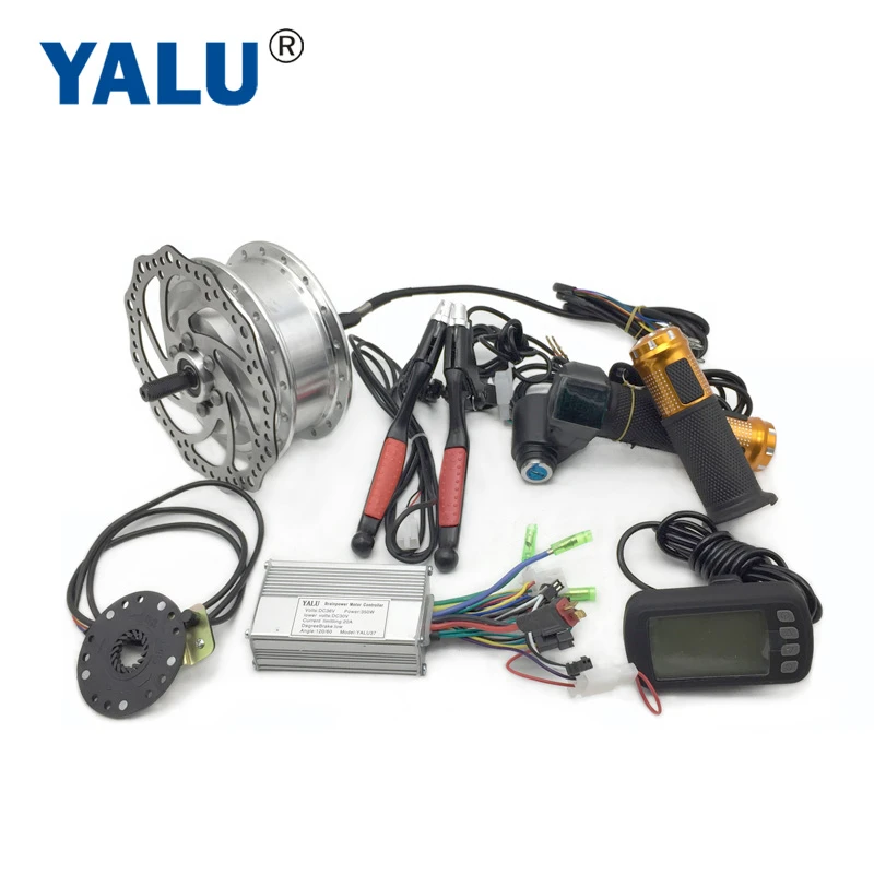 24V36V 250W Electric Bicycle Front Hub Wheel Conversion Kit With LCD