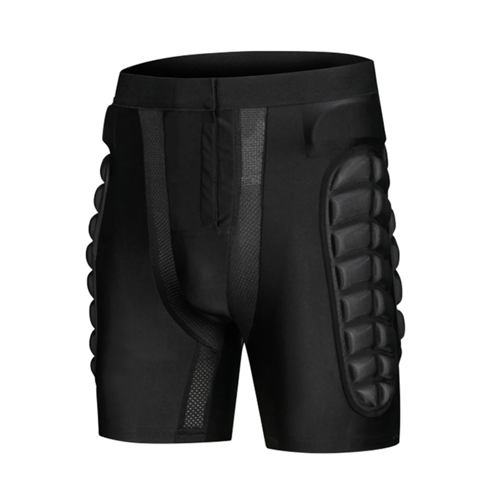 Черный Newly Winter Breathable Sports Skiing Shorts Protective Hip Bottom Padded for Ski Snow Skate - Цвет: Черный
