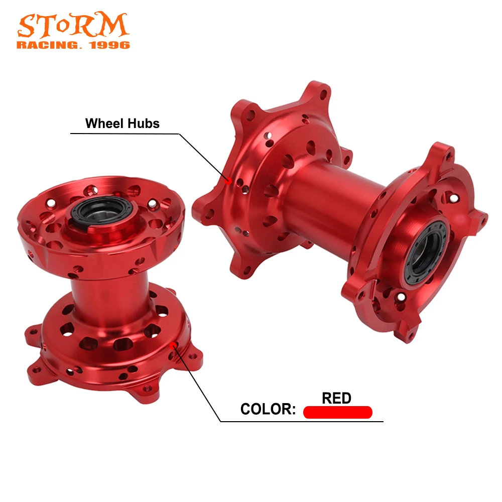 

Motorcycle CNC 36 Holes Front And Rear Wheel Hub For Honda CR125 CR250 CRF250X CRF250R CRF450R CRF450X CR CRF 125 250 450 R X