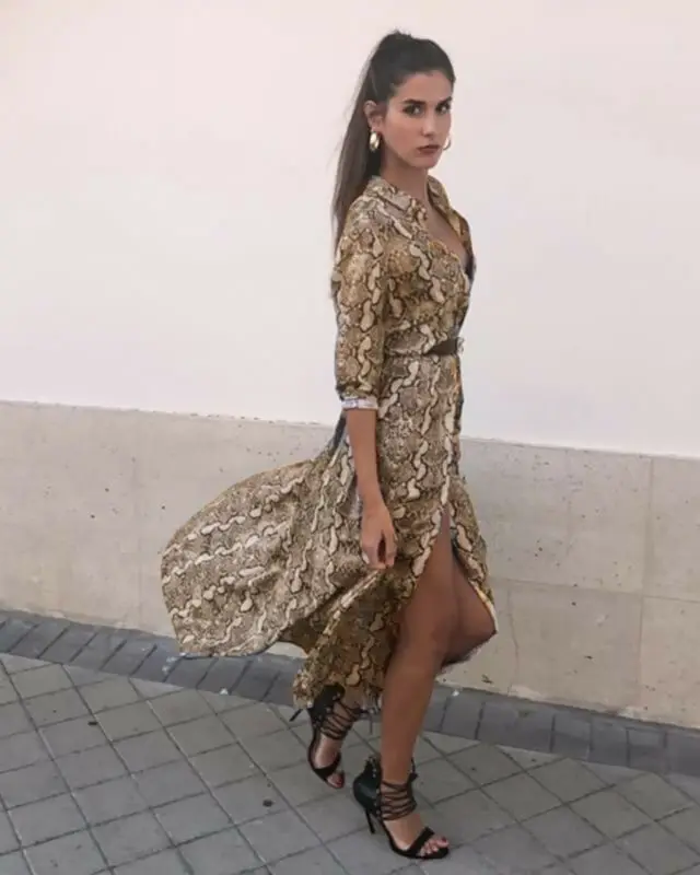 

New Womens Summer Boho Python Front Open Cape Long Dress Casual Loose kimono Long Cardigan Dress