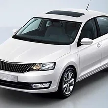 Aplend для Skoda Rapid 2013 фары прозрачный абажур лампы оболочки маска фары крышка