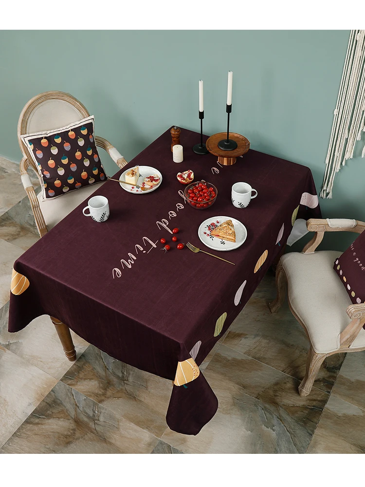 

Christmas table cloth household cartoon water-proof tablecloth tea table cloth rectangular desk cabinet cover cloth