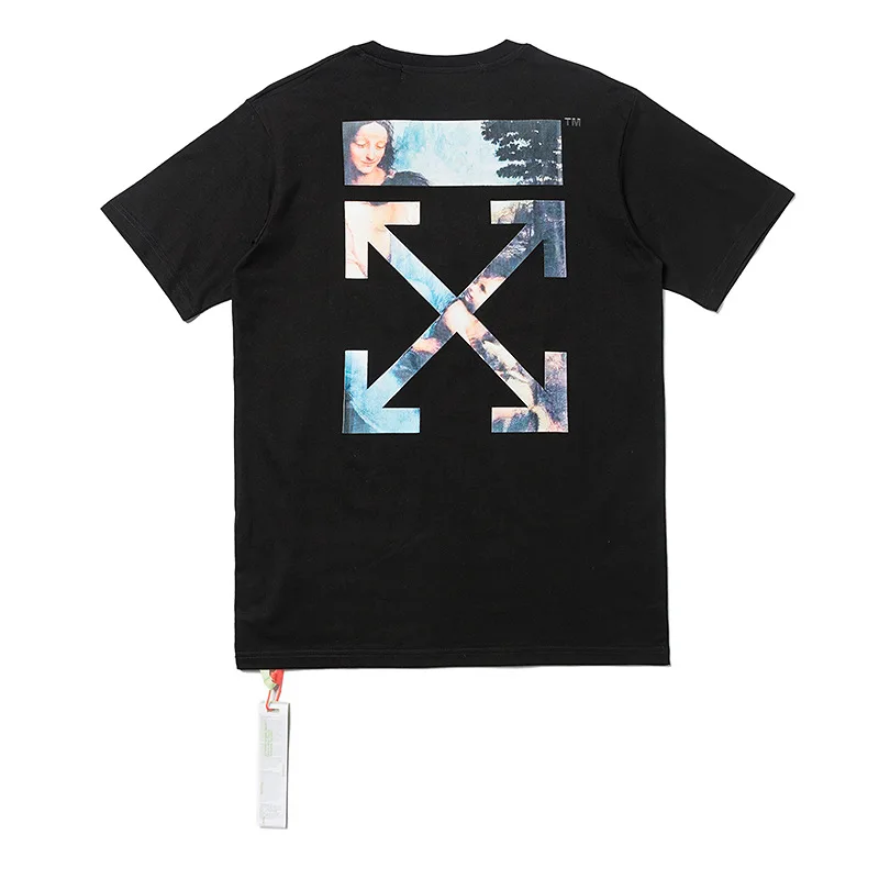

New Style Offowwhite Hot Selling Religious Printed Men And Women Celebrity Style Short Sleeve T-shirt