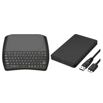 

2 Set Accessories: 1 Set 2.5 Inch Hdd Sata to USB 3.0 External Hard Drive Enclosure & 1 Set 2.4Ghz Mini Wireless Keyboard Full S