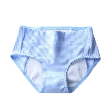 

Menstrual Period Underwear Women Teen Period Panties Cotton Ladies Physiological Leak Proof Panties Female stripped Briefs