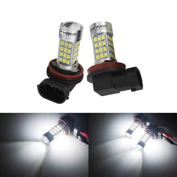 

ANGRONG 2x H11 H8 Bulbs LED High Power 45W Front Fog Lamps Daytime Light DRL 12V
