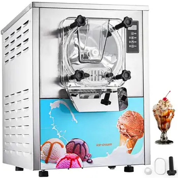 

VEVOR 1400W Commercial Hard Ice Cream Machine 20L/H for Restaurants Snack Bar Supermarkets Hard Ice Cream Making Machine Maker