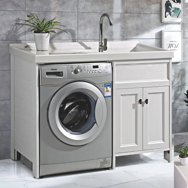 Owen Alumimum Washing Machine Cabinet Balcony Quartz Stone With