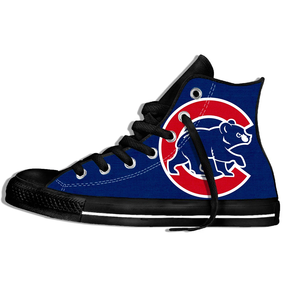 Прогулочные парусиновые ботинки; дышащая классная обувь Chicago Cubs; классическая удобная спортивная обувь унисекс; классические кроссовки
