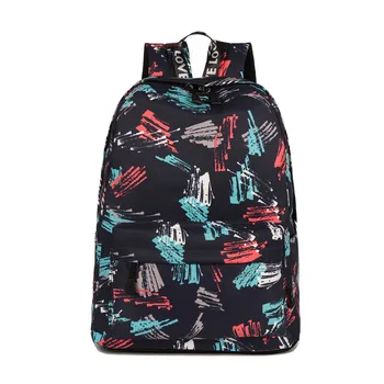 

20PCS / LOT Boys Girls School Bag Large Backpack Women Travel Back Pack Haversack Graffiti Backpack sac a dos Femme