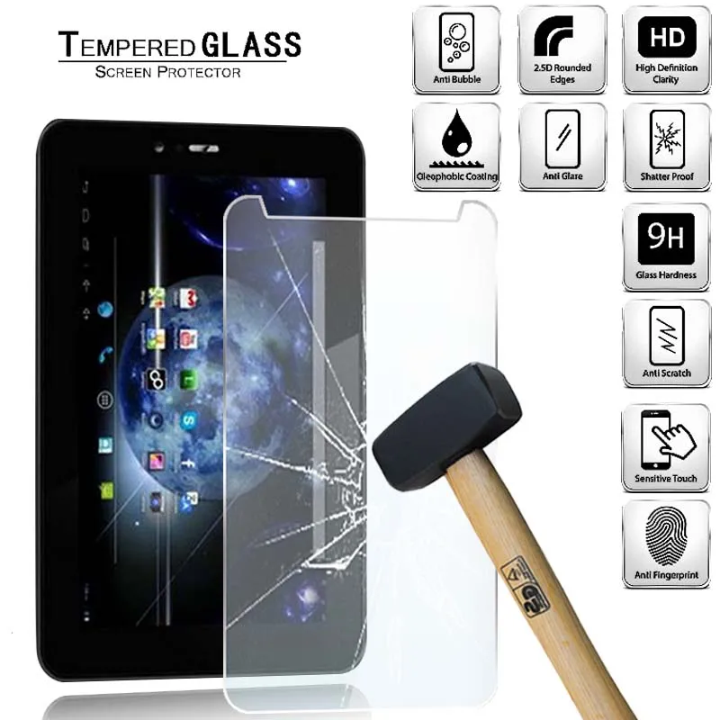 

Tablet Tempered Glass Screen Protector Cover for Goclever Elipso 71 Tablet Computer Anti-Scratch Explosion-Proof Screen