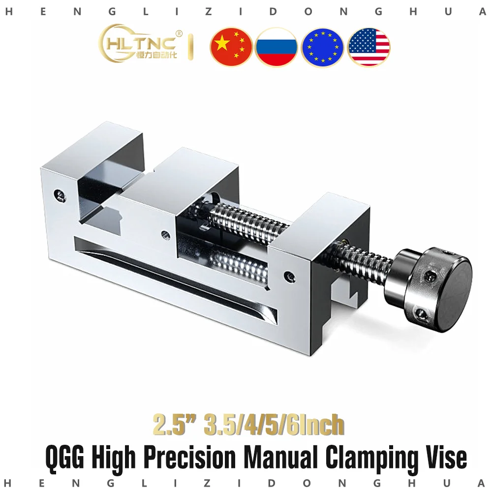 QGG 2.5&quot High Precision 2.5 3.5 4 Inch Manual Right Angle Clamping Vise Grinder Gad Tongs For CNC Surface Grinding Machine |