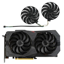 Carte graphique ASUS ROG STRIX GTX1650S T129215SU, 95mm, pour jeux vidéo GTX1660S A6G, FDC10U12S9 C/04G/A4G/06g, ventilateur 