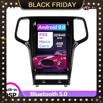 

Android 9.0 Tesla Screen Car Radio GPS Navigation For JEEP Grand Cherokee 2010-2019 Head Unit Car Multimedia Player Auto Stereo
