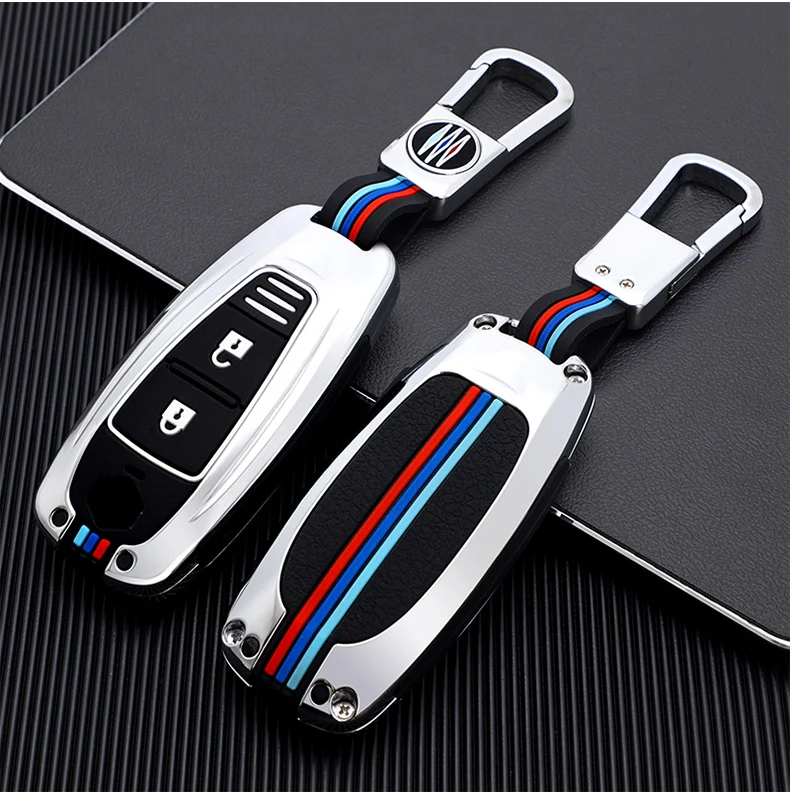 Custodia Smart Key Shell per auto in lega di zinco per Suzuki Vitara Swift Ignis Kizashi SX4 Baleno Ertiga 2016 2017 2018 2019 portachiavi - He59f35feb8884dc1997c036487b5fe6dM