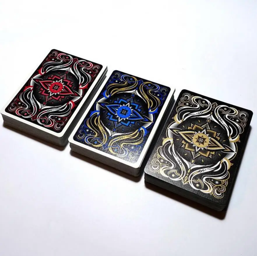 3 цвета Realms колода игральных карт Волшебные обычные игральные карты покер стандартные колоды магический трюк