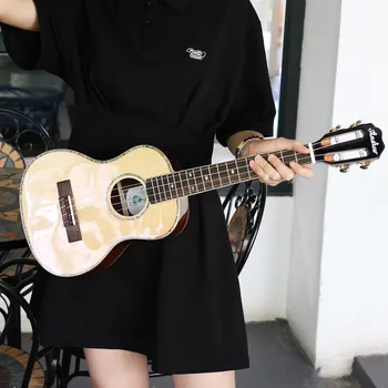 

Andrew Spring 23 inch Soprano Ukulele Guitar spruce Mahogany Rosewood 4 Strings Hawaiian Guitar Musical Instruments