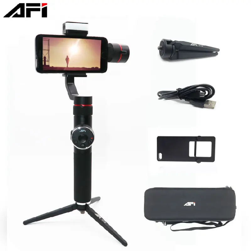 AFI V5 3-осевой Стабилизатор Ручной смартфон телефон Gimbal для iPhone 11 11 плюс XR X 8P 8 7P 6S samsung& Gopro экшн Камера