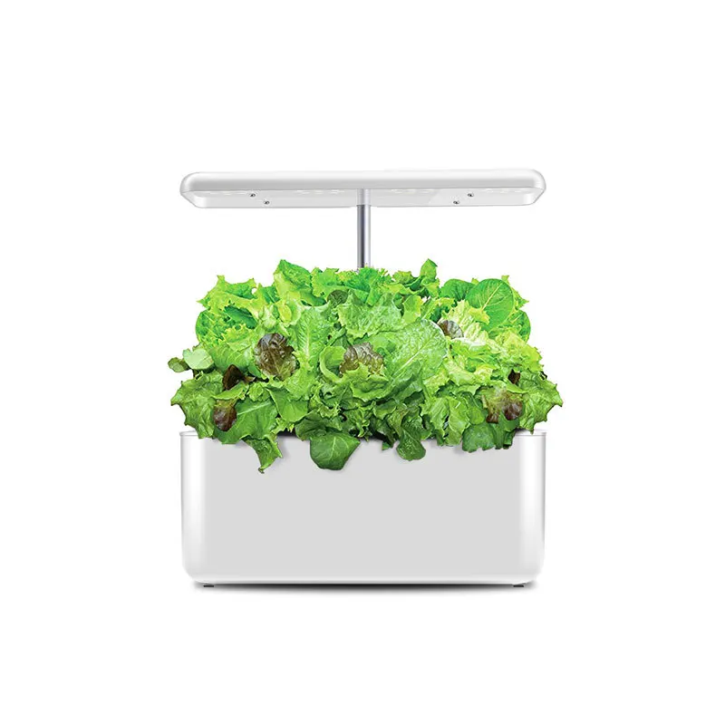 Vogvigo Sistema de Cultivo Hidropónico Kit de Jardín de Hierbas para Interiores con Luz de Cultivo LED,Funciones de Sincronización y luz Inteligentes,para Hierbas,Flores y Verduras de Interior 